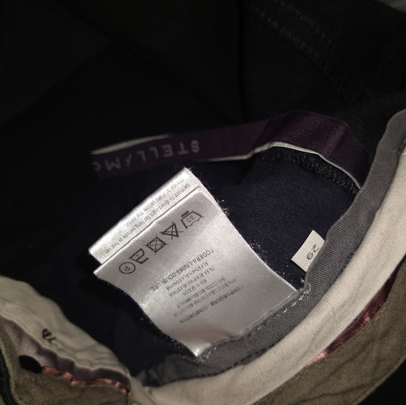 STELLA MCCARTNEY Skinny Black Fringe Trim Zipper Jeans - Picture 8 of 8